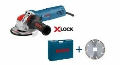 Bosch GWX 9-125 S X-LOCK - Meuleuse D'angle Dans Mallette - 900W - 125mm - 0615990L0V