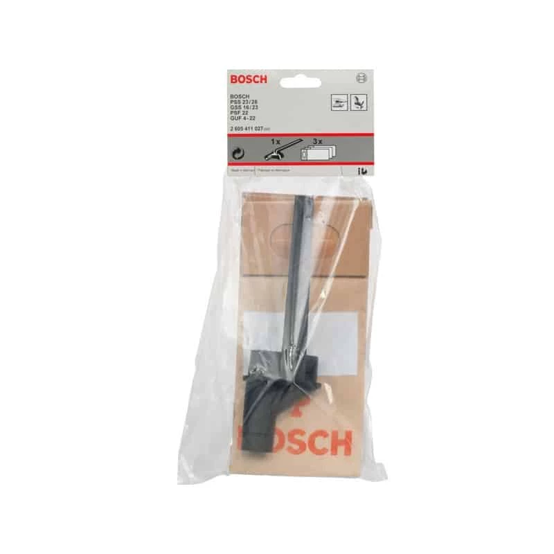 BOSCH 3 Sacs à Poussières Et Adaptateur - 2605411027 2 BOSCH 3 Sacs à Poussières Et Adaptateur - 2605411027 – Image 2