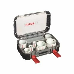 BOSCH Coffret électricien 11 Scies-trépans Progressor - 2608594194