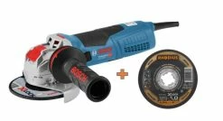 Bosch GWX 17-125 S X-LOCK & Rhodius 211347 ALPHAline I XT70 - Meuleuse Angulaire Et Disque à Tronçonner (2x25pcs)
